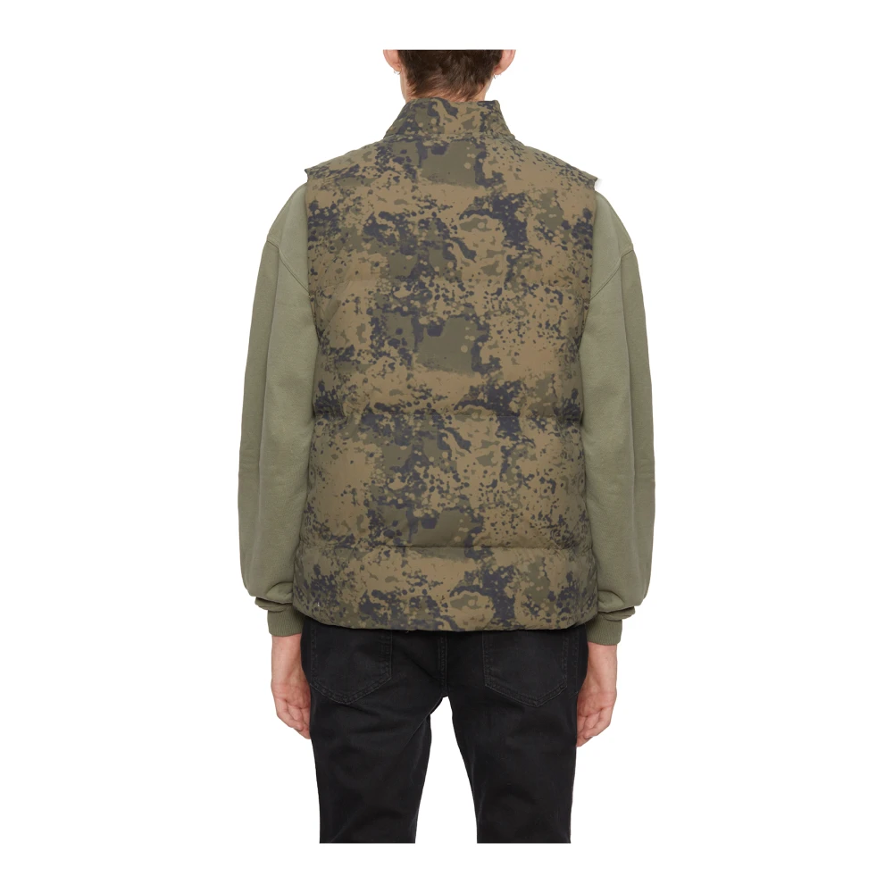 Represent Gewatteerd Nylon Vest Green Heren