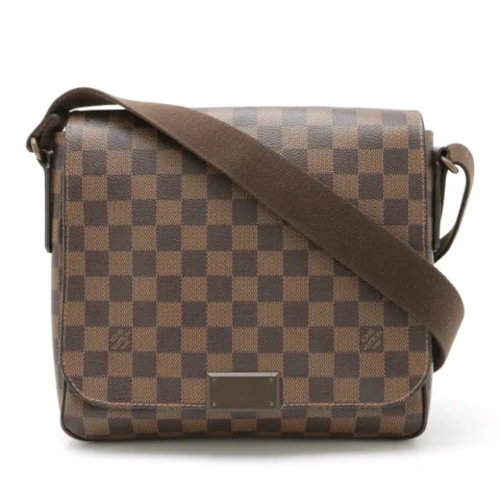 Louis Vuitton Vintage Pre-owned Canvas crossbody-bags Brown Dames
