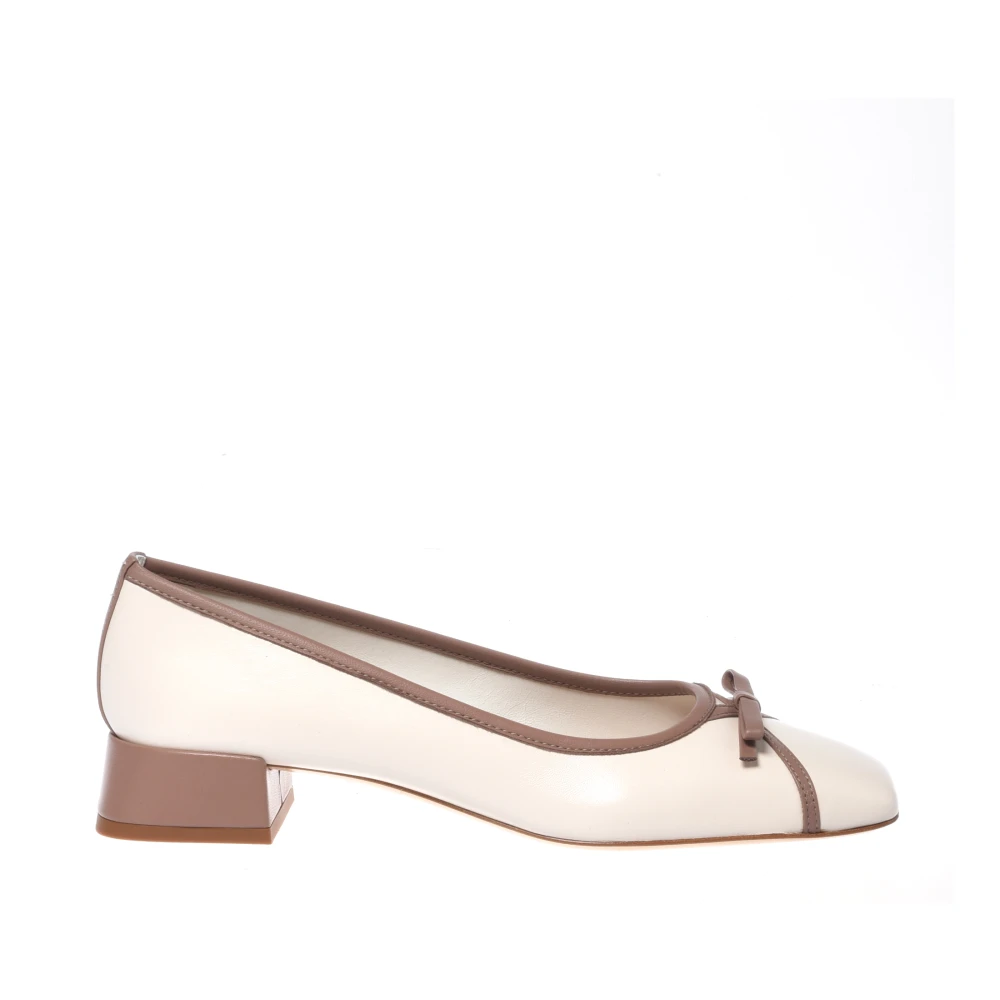 Baldinini Women's Beige Pumps, 3 Uk, Nappa Court Heel