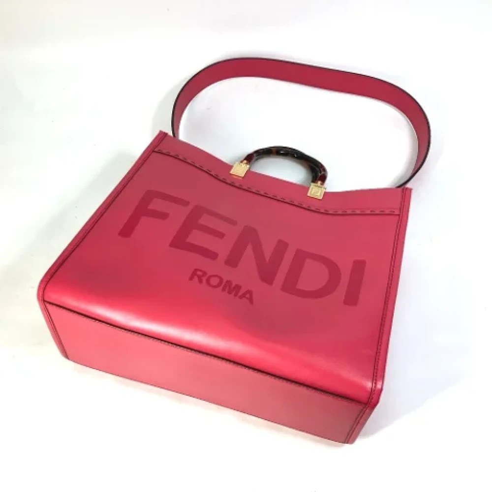 Fendi Vintage Pre-owned Leather fendi-bags Pink Dames