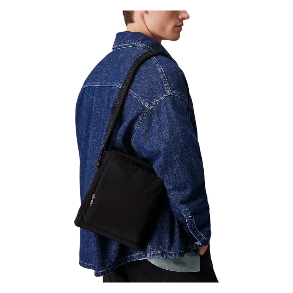 Calvin Klein Heren Schoudertas Lente Zomer Collectie Black Heren