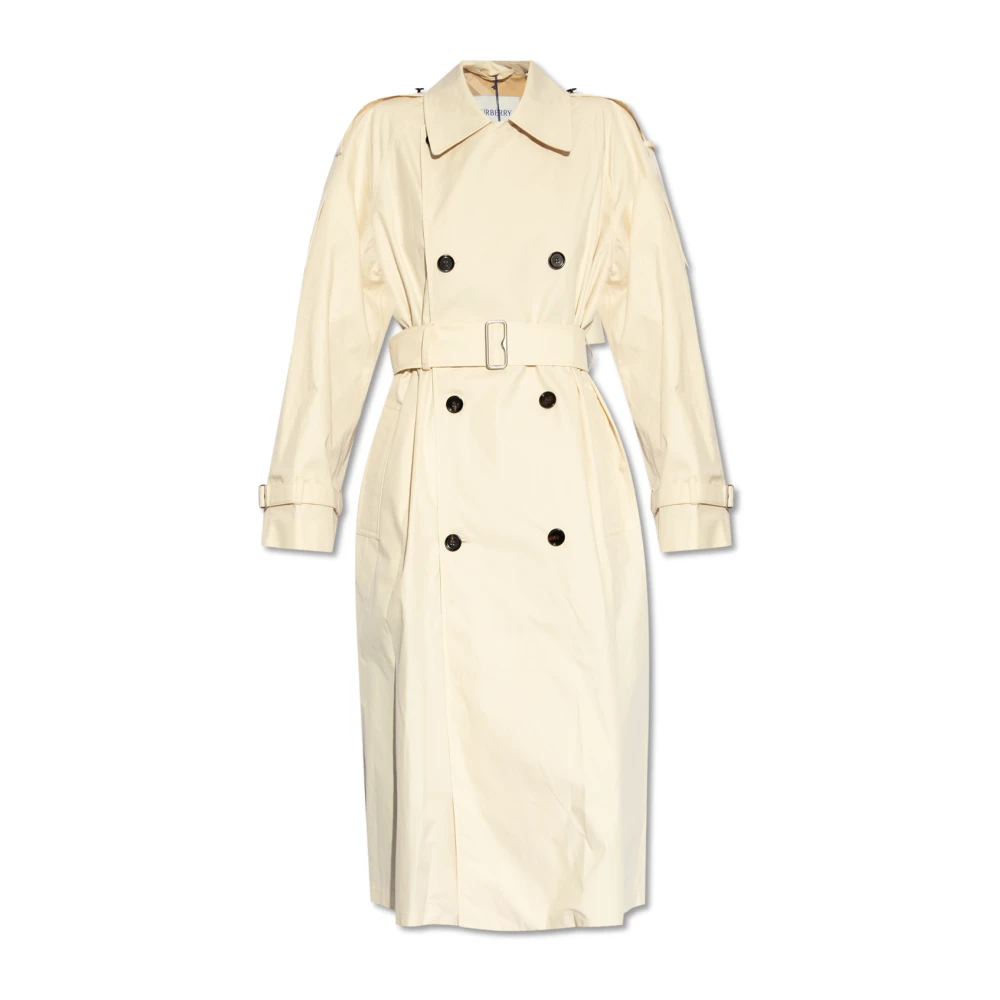Burberry Women's Beige Gabardine Trench Coat