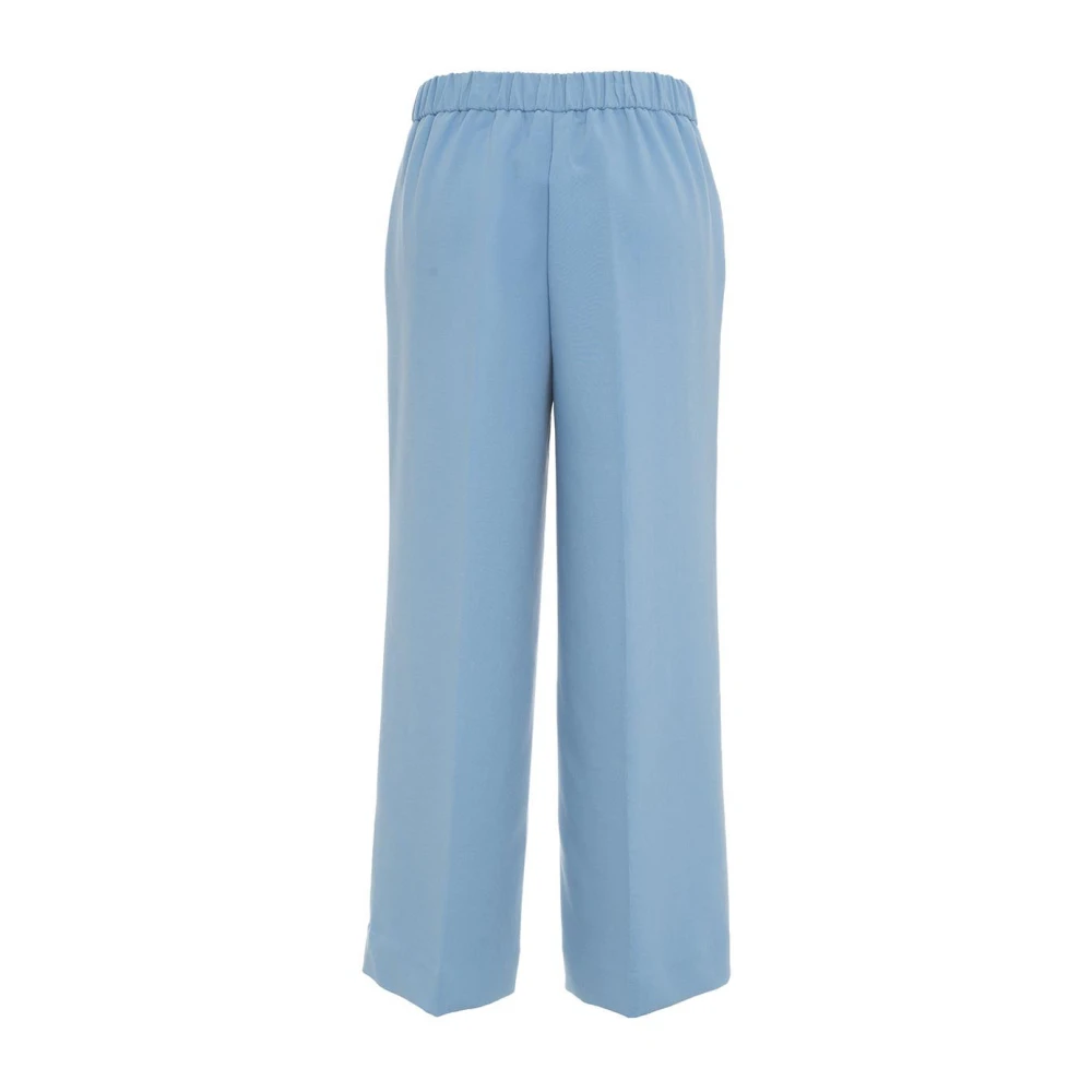 Ottod'Ame Blauwe Wijde Broek voor Vrouwen Blue Dames
