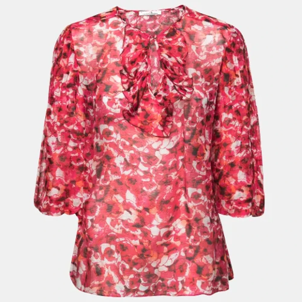 Carolina Herrera Pre-owned Fabric tops Pink Dames