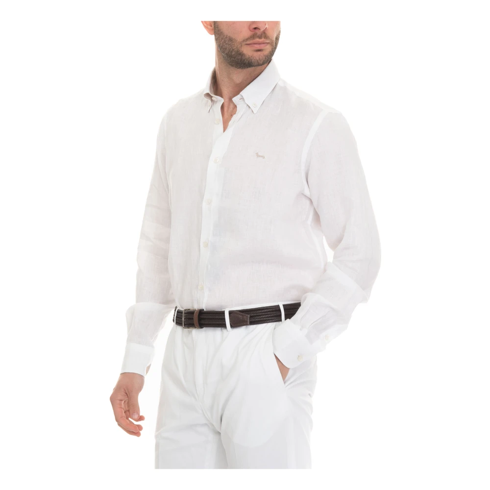 Harmont & Blaine Casual overhemd met knoopsluiting Blue Heren