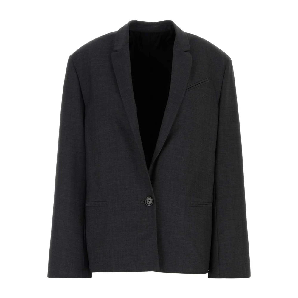 Philosophy di Lorenzo Serafini Stretch Jersey Blazer Gray Dames