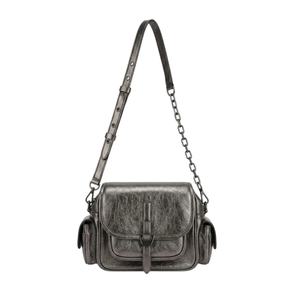 Coccinelle Gray Cross Body Bags, Female, One Size, Crossbody Bag