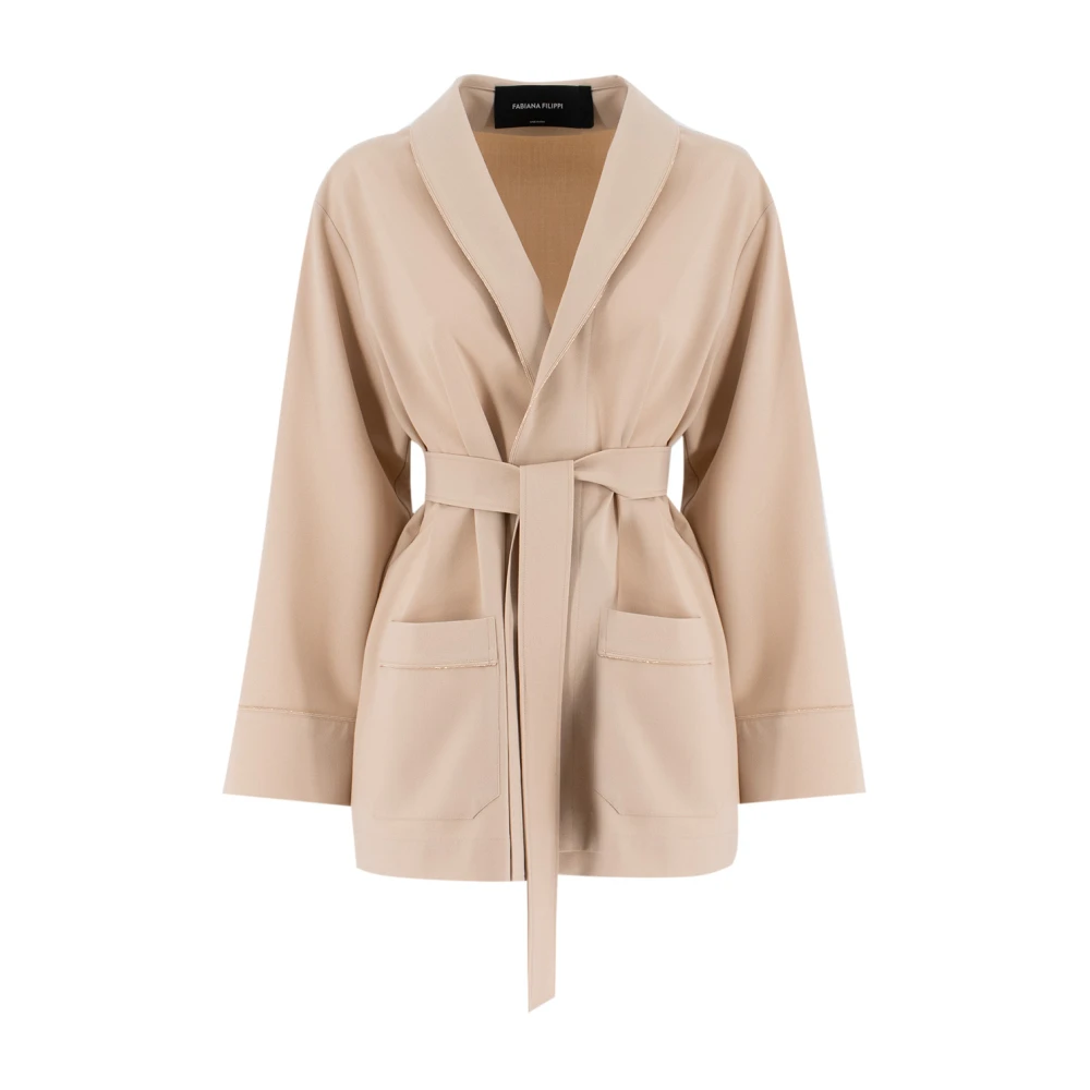 Jackets > Light Jackets - - Fabiana Filippi - Modalova