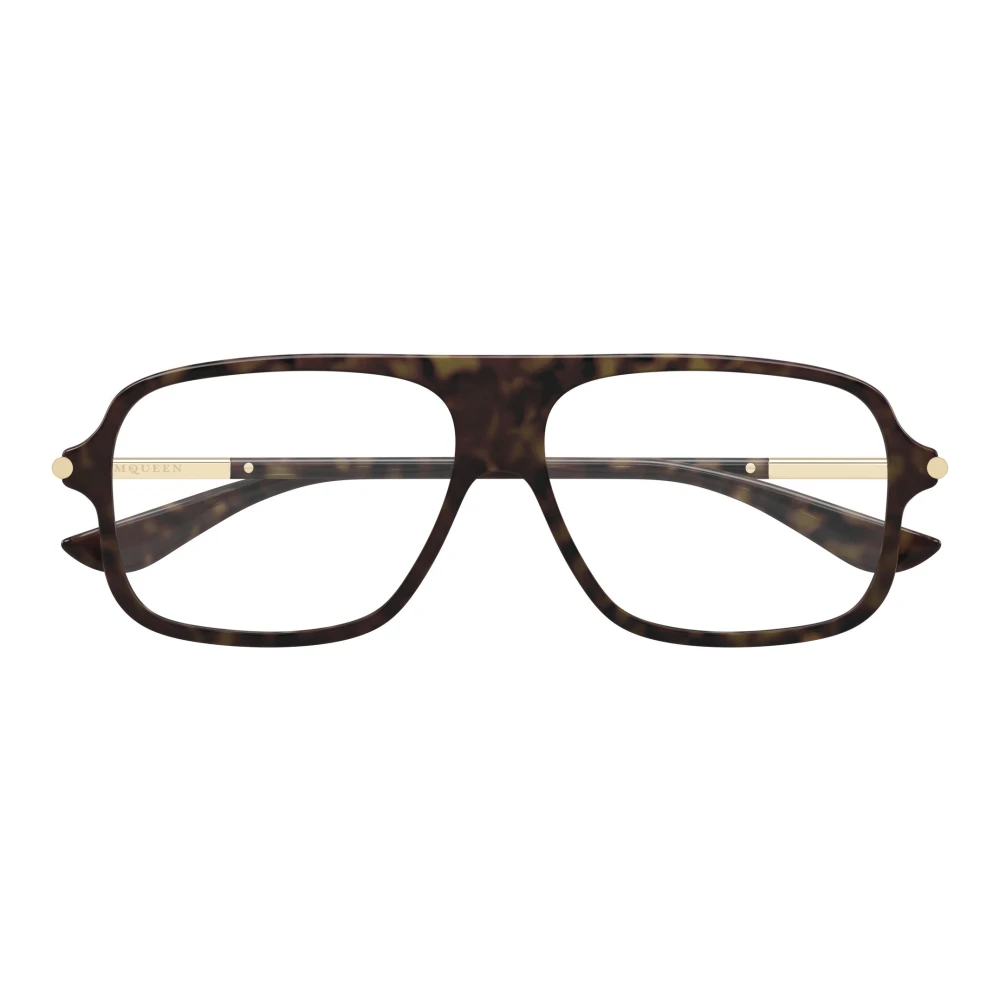 Alexander Mcqueen Unisex Brown Optical Frame - Glasses - 57 Mm - Accessories
