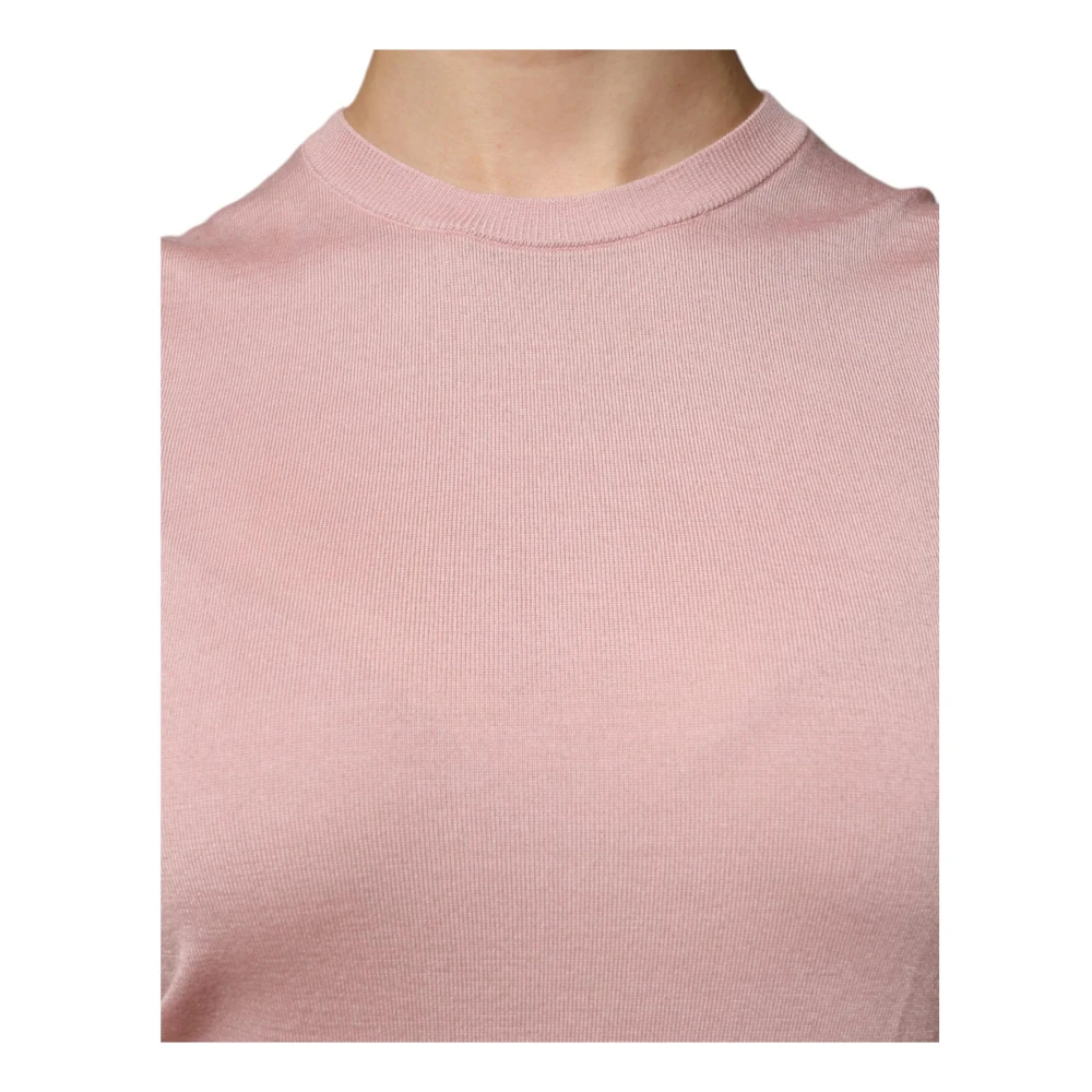 Dolce & Gabbana Roze Cashmere Zijden Tanktop Pink Dames