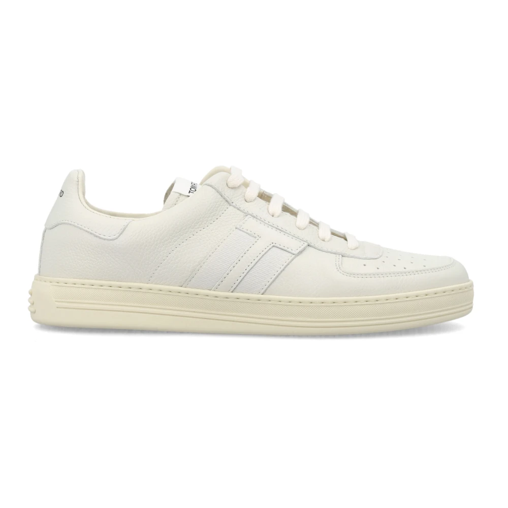 Tom Ford Aw23 Heren Sneakers Butter Wit White Heren