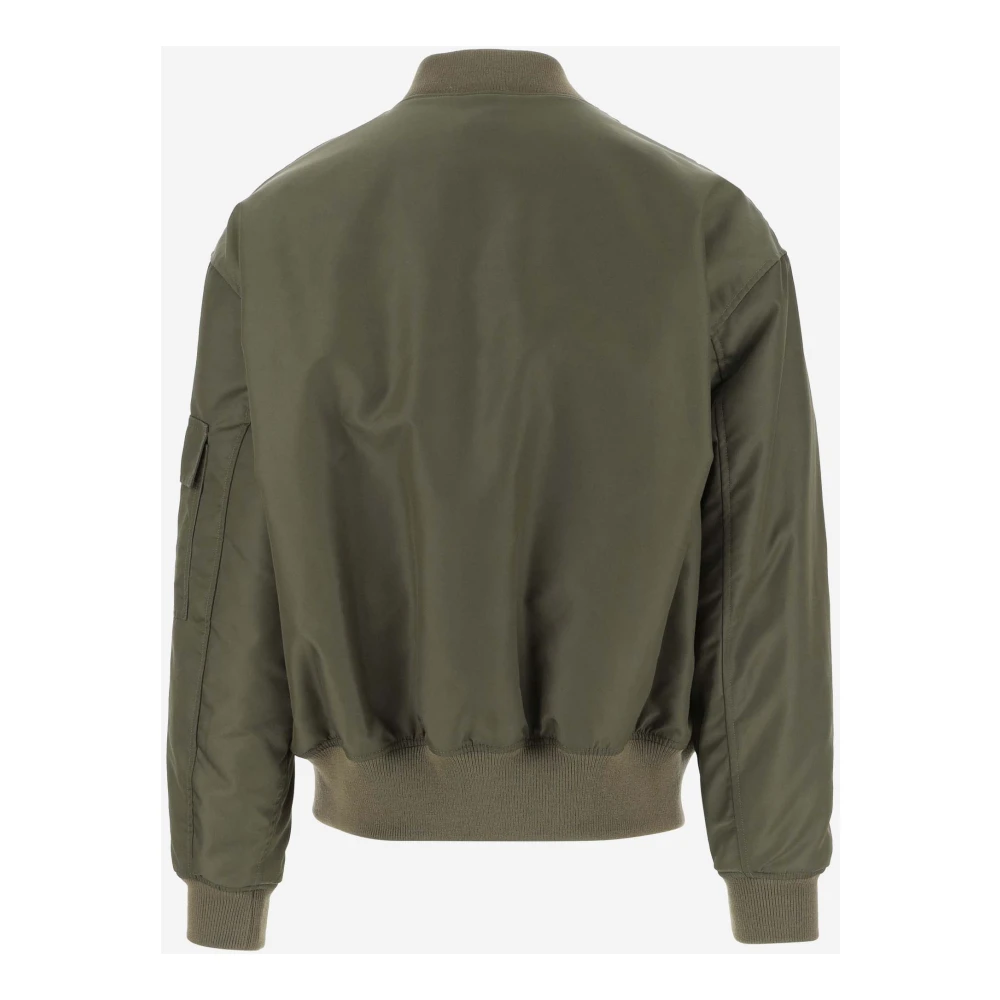 44 Label Group Nylon Jack met Logo Borduursel Green Heren