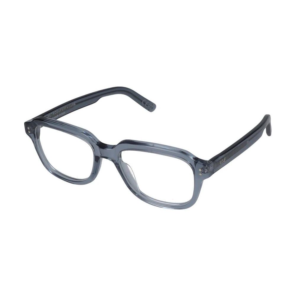 Retrosuperfuture Unisex Grey Stoned Optical Eyeglasses