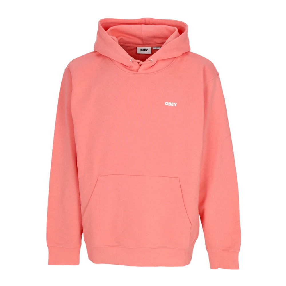 Obey Lichtgewicht Hoodie Franse Terry Pink Heren