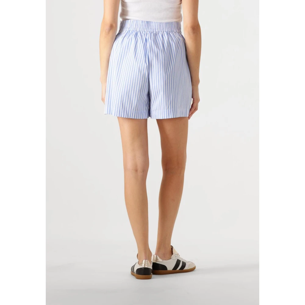 Notre-v Blauw Gestreepte Freja Broek Blue Dames