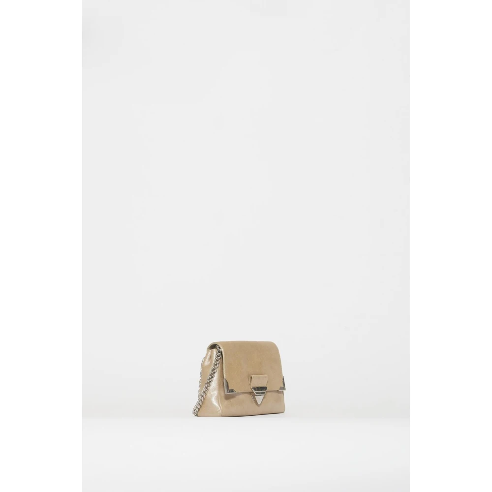 Orciani Stijlvolle Leren Tas Beige Dames