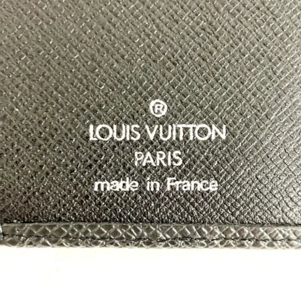Louis Vuitton Vintage Pre-owned Leather wallets Black Heren