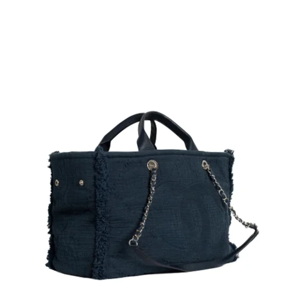 Chanel Vintage Pre-owned Fabric chanel-bags Blue Dames