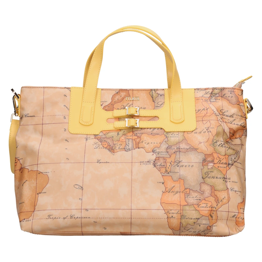 Alviero Martini 1a Classe Handtas Klassiek Model Beige Dames