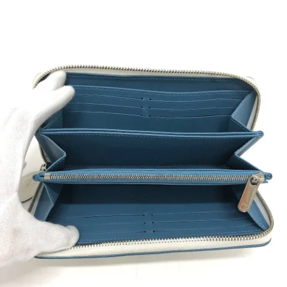 Louis Vuitton Vintage Pre-owned Fabric wallets White Dames