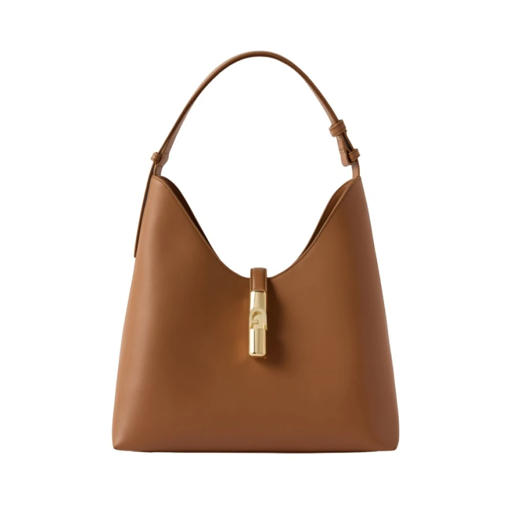 Furla Goccia M Hobo - Female - Shoulder Bags - Brown - One Size - Bags