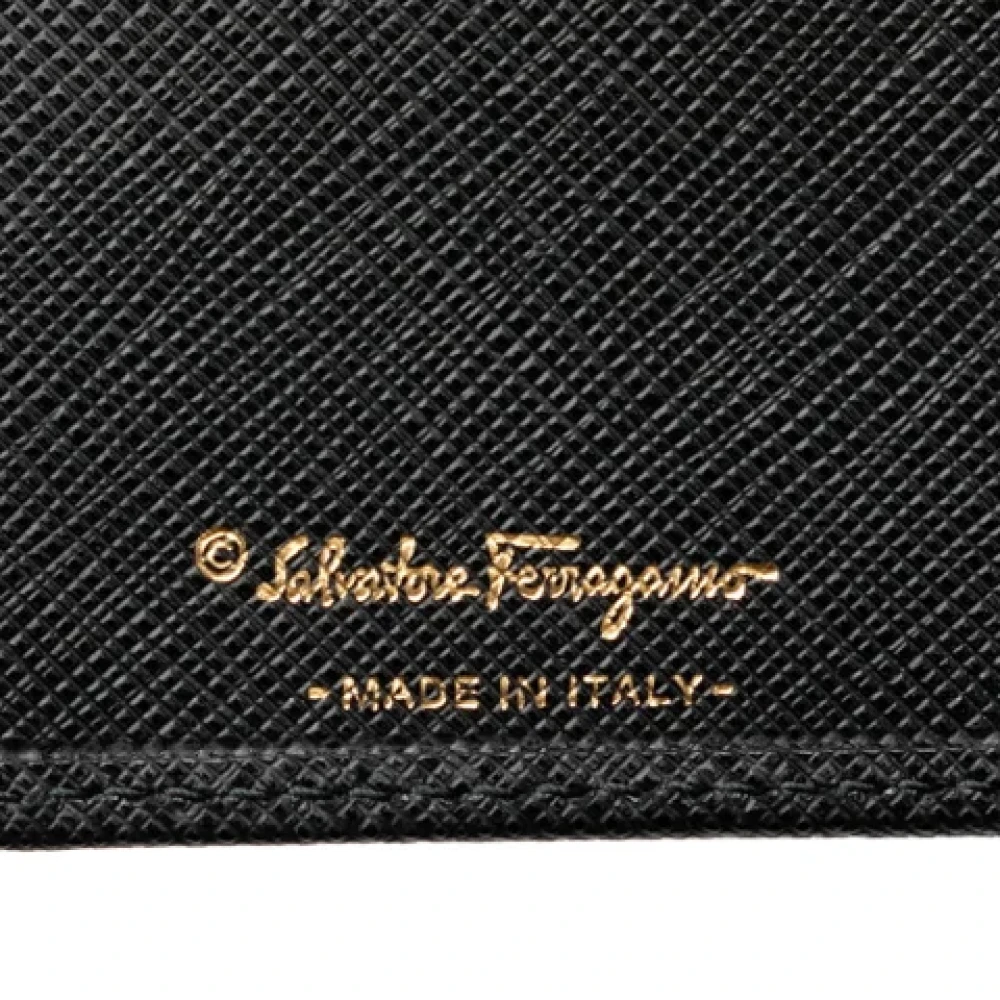 Salvatore Ferragamo Pre-owned Leather wallets Black Dames