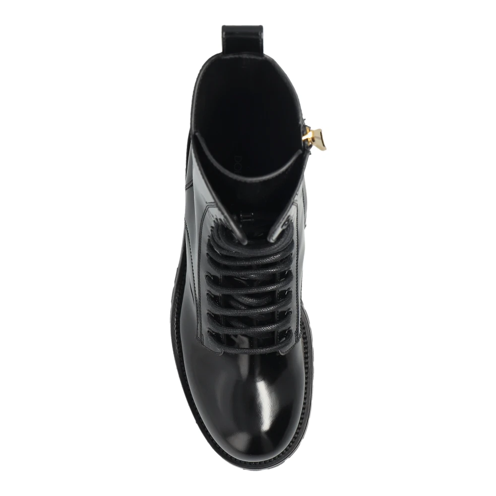 Dolce & Gabbana Leren Enkellaarzen