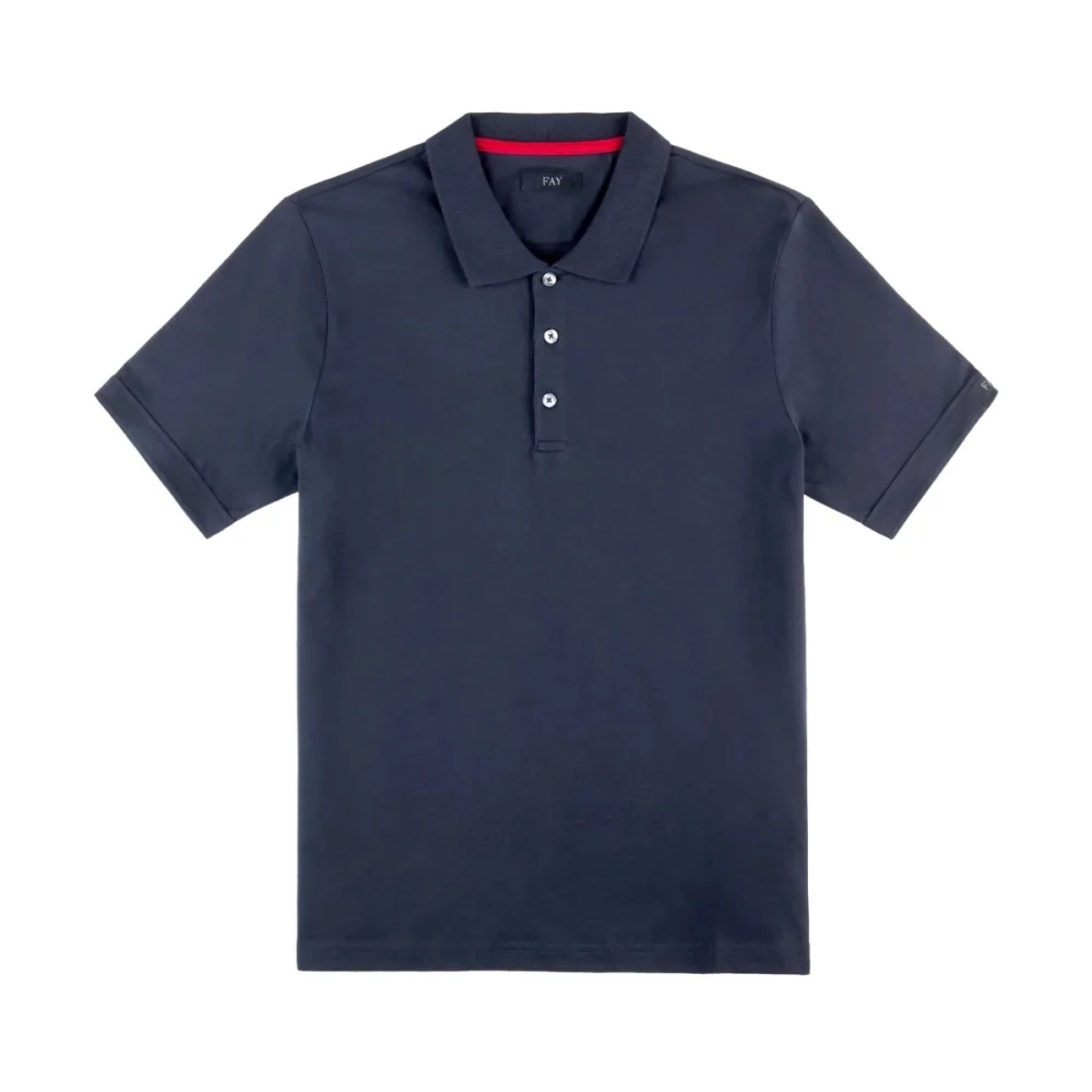 Fay - Tops > Polo Shirts - Blue - Fay - Modalova
