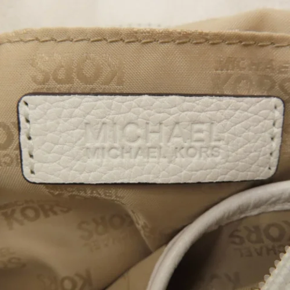 Michael Kors Pre-owned Leather shoulder-bags White Dames