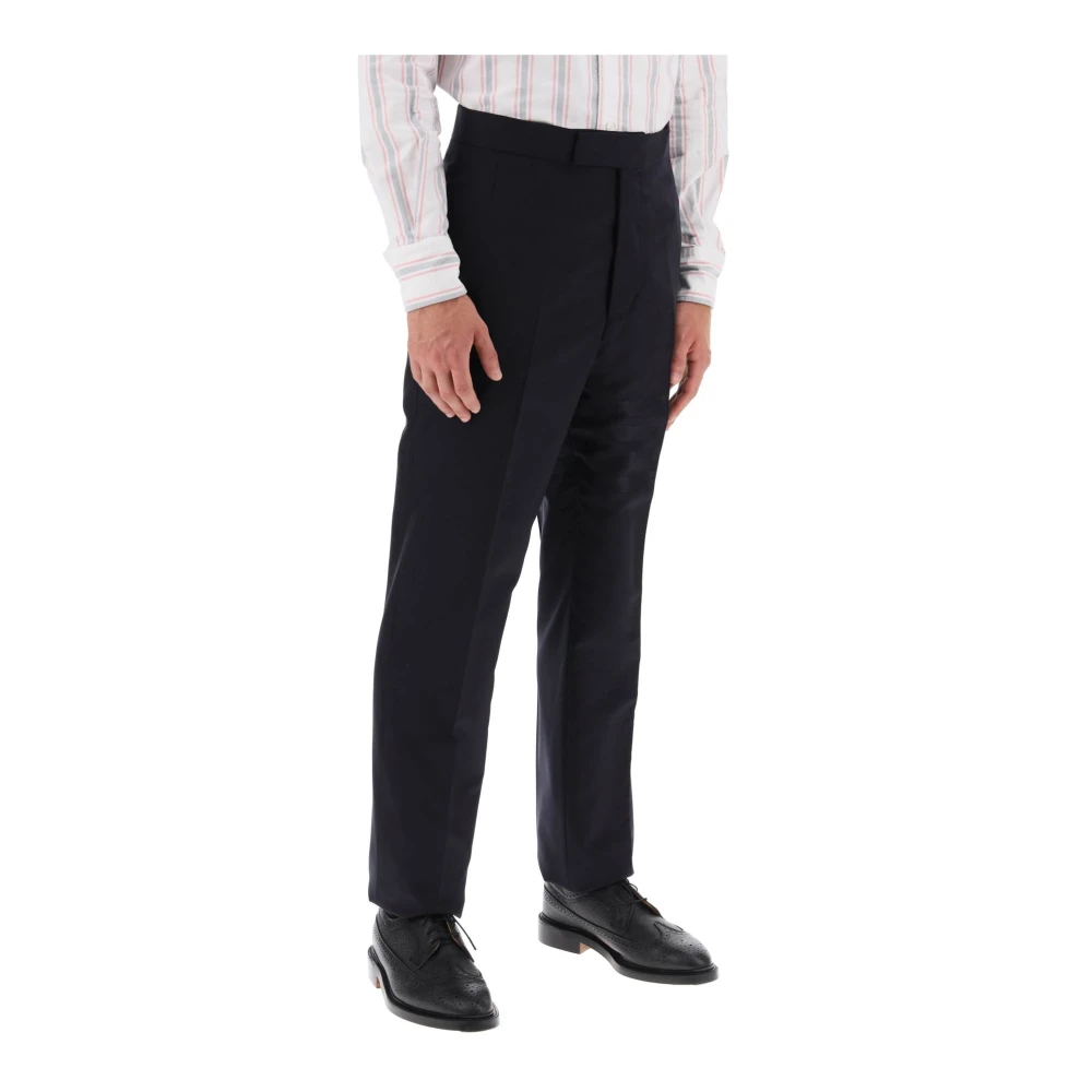 Thom Browne Suit Trousers Blue Heren