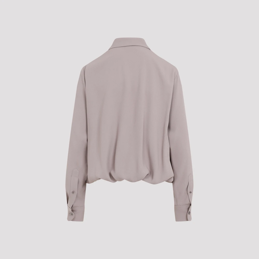 Dries Van Noten Chique Nude Neutrals Shirt Pink Dames