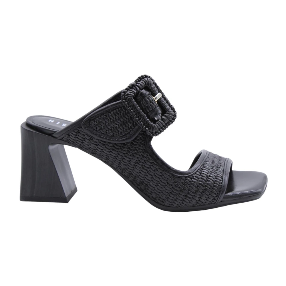Hispanitas Black Cahir Heeled Mules - Female - Heeled Mules - 3 Uk - Shoes