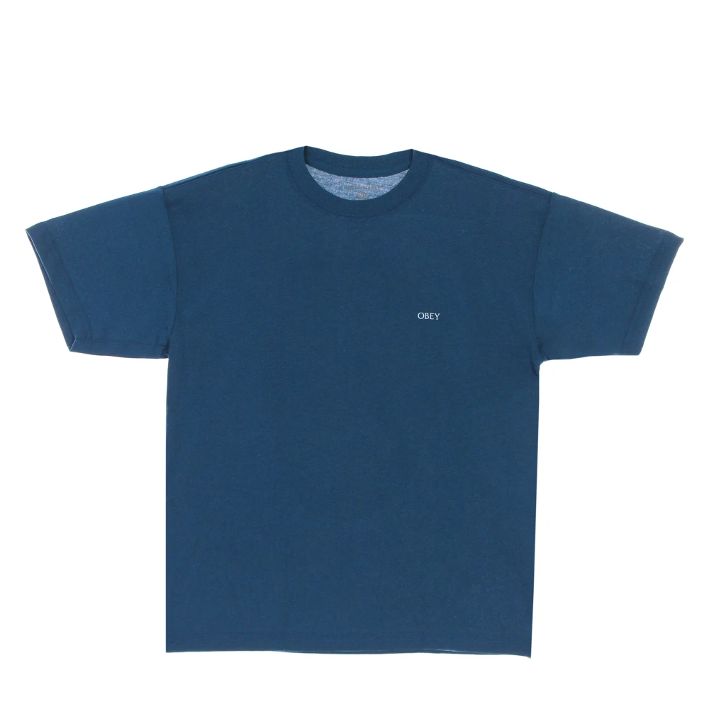 Obey Big Brother Tee Blue Heren