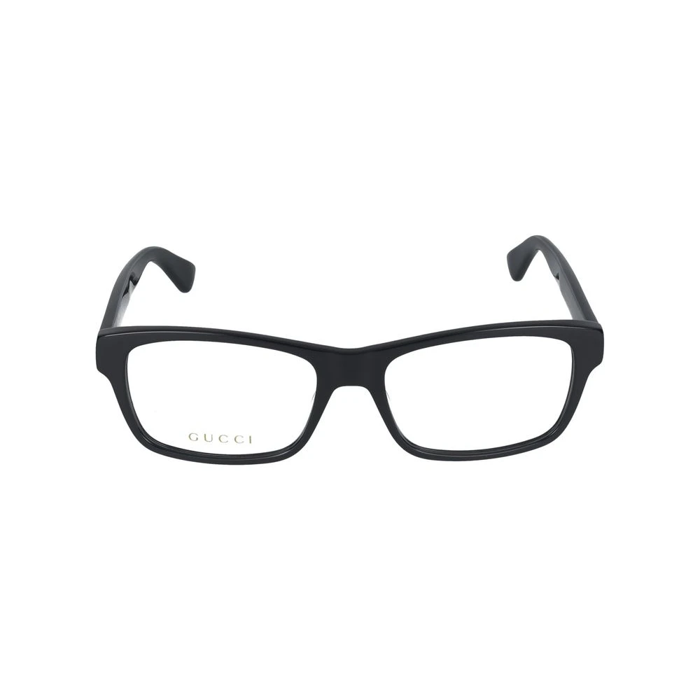 Gucci Men's Black Gg0006on Rectangle Frame - Glasses - 55 Mm - Accessories