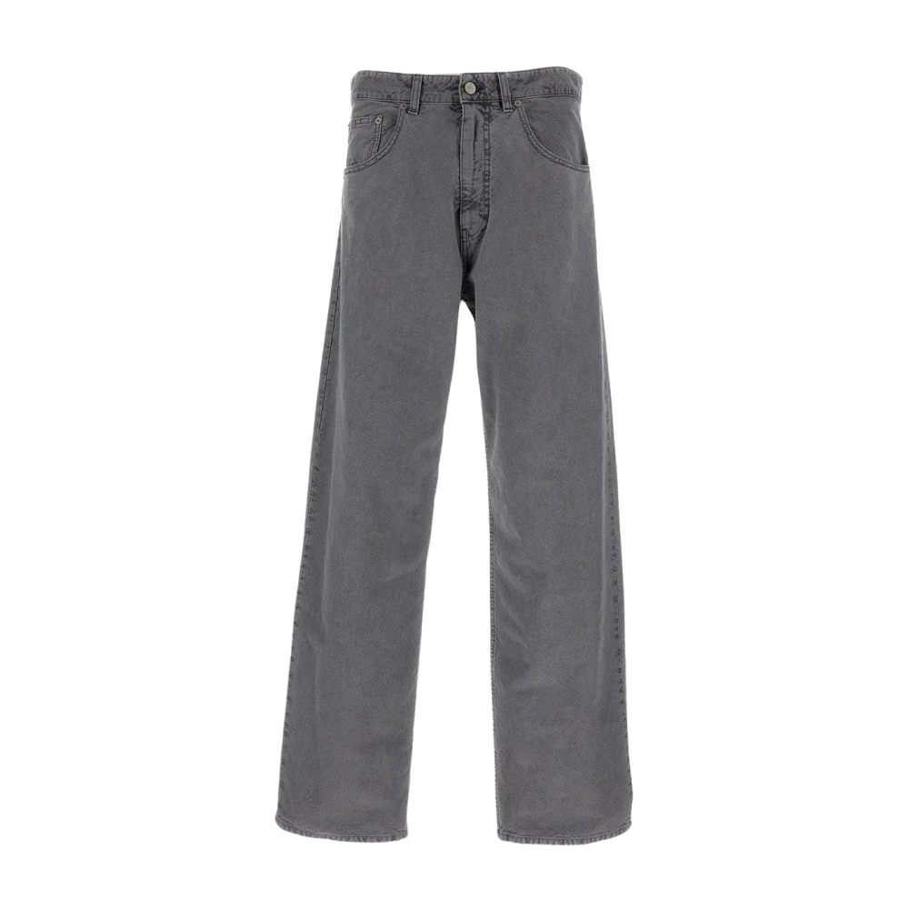 Mm6 Maison Margiela Men's Gray Wide Jeans, W32, Wide Jeans