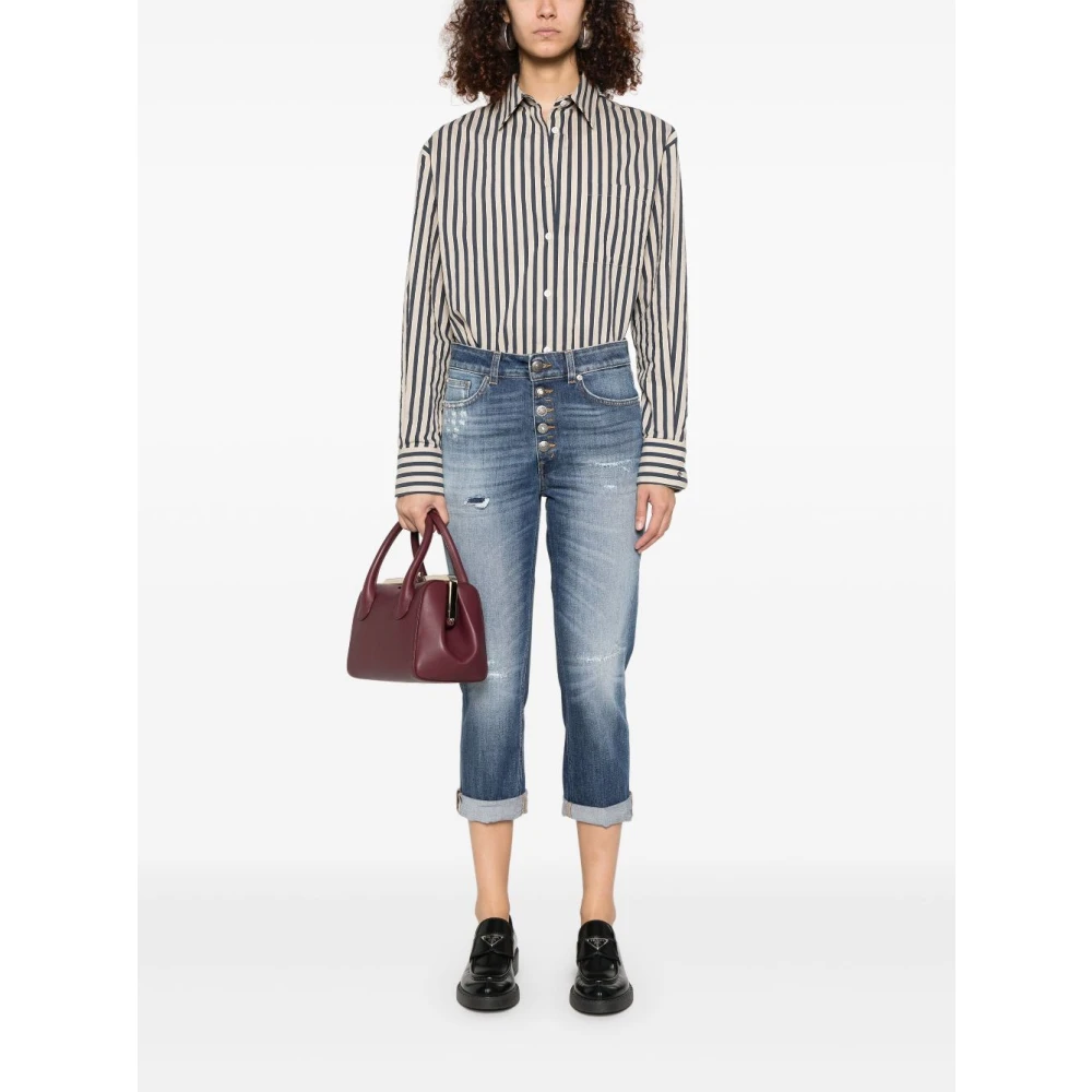 Dondup Blauwe Jeans voor Vrouwen Blue Dames