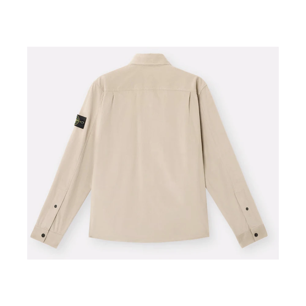 Stone Island Beige Jas met Zakken Beige Heren