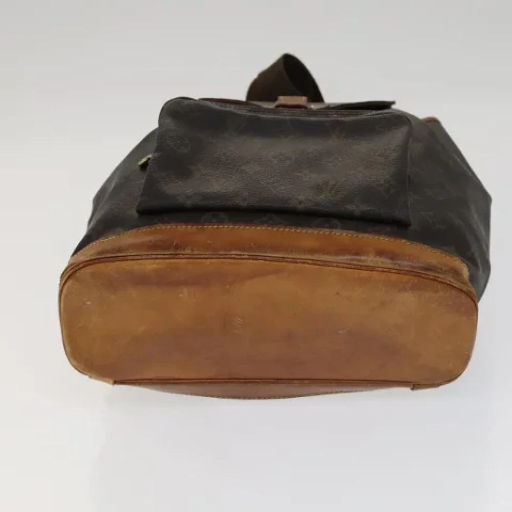 Louis Vuitton Vintage Pre-owned Canvas backpacks Brown Dames