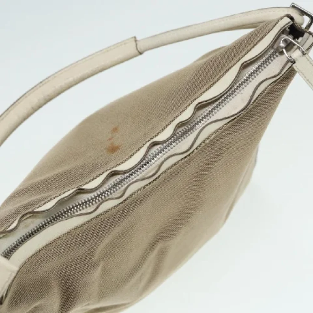 Gucci Vintage Pre-owned Canvas handbags Beige Dames