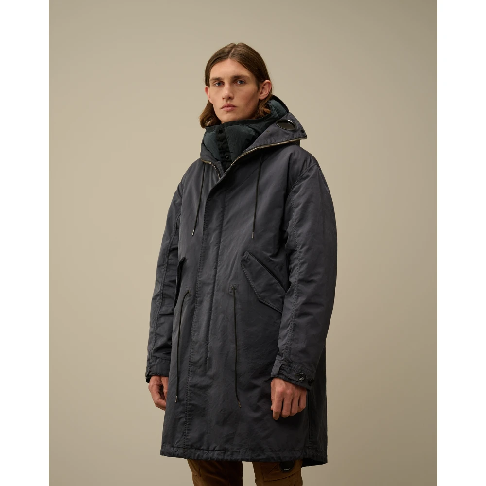 C.P. Company Explorer Parka Zwart Sand-L Black Heren