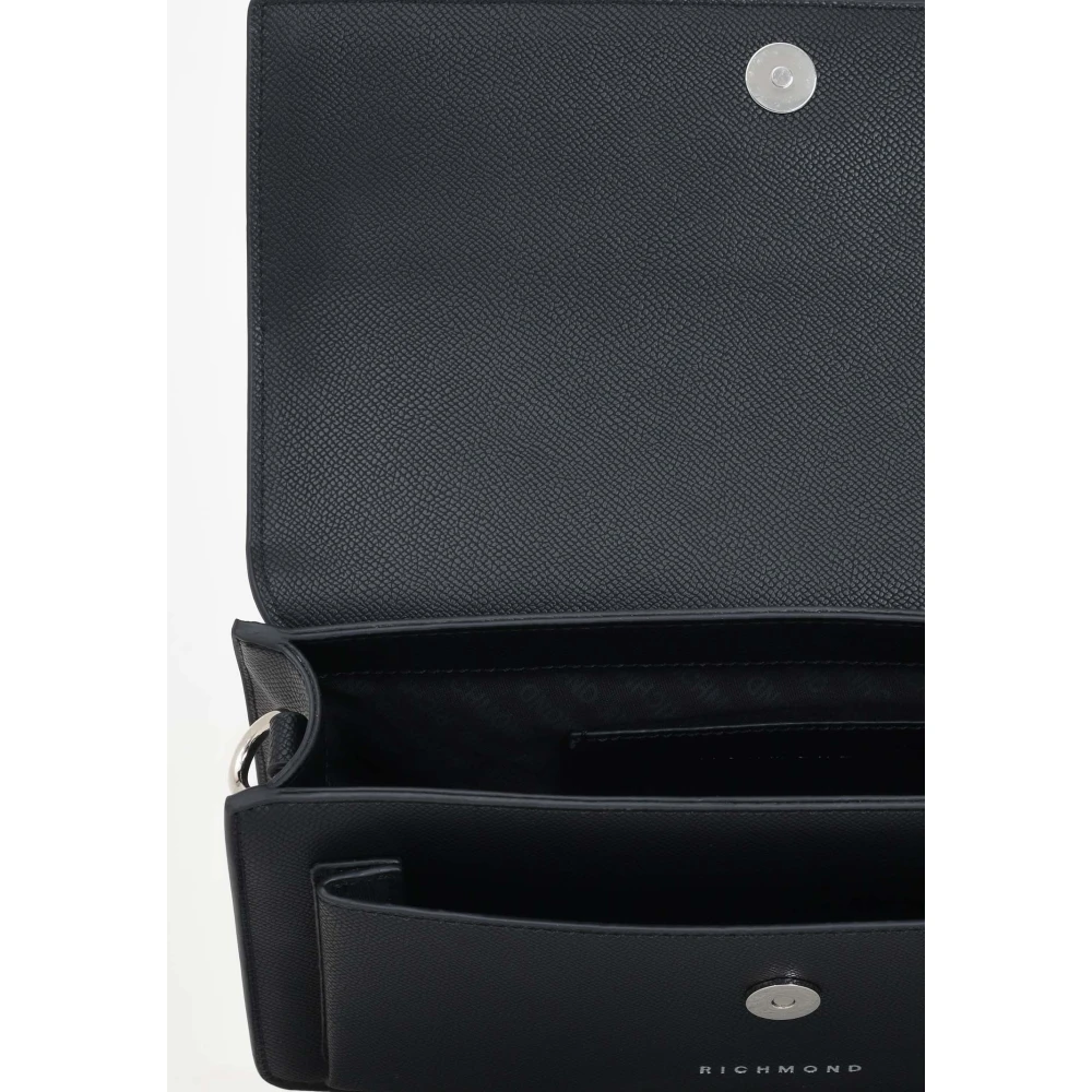 Richmond Zwarte schoudertas met stud-details Black Dames
