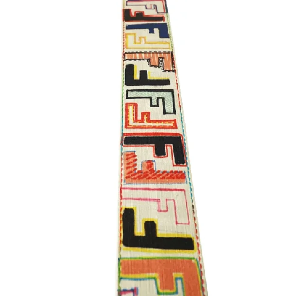 Fendi Vintage Pre-owned Canvas belts Multicolor Dames