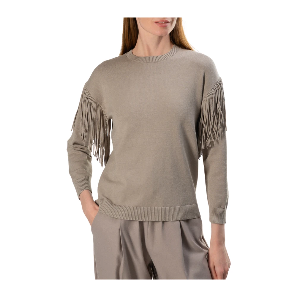 Marella Grijze Sbarra Shirt Gray Dames