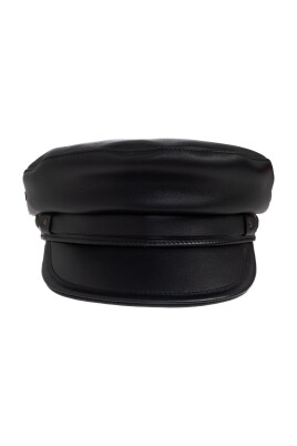 casquette-plate-en-cuir