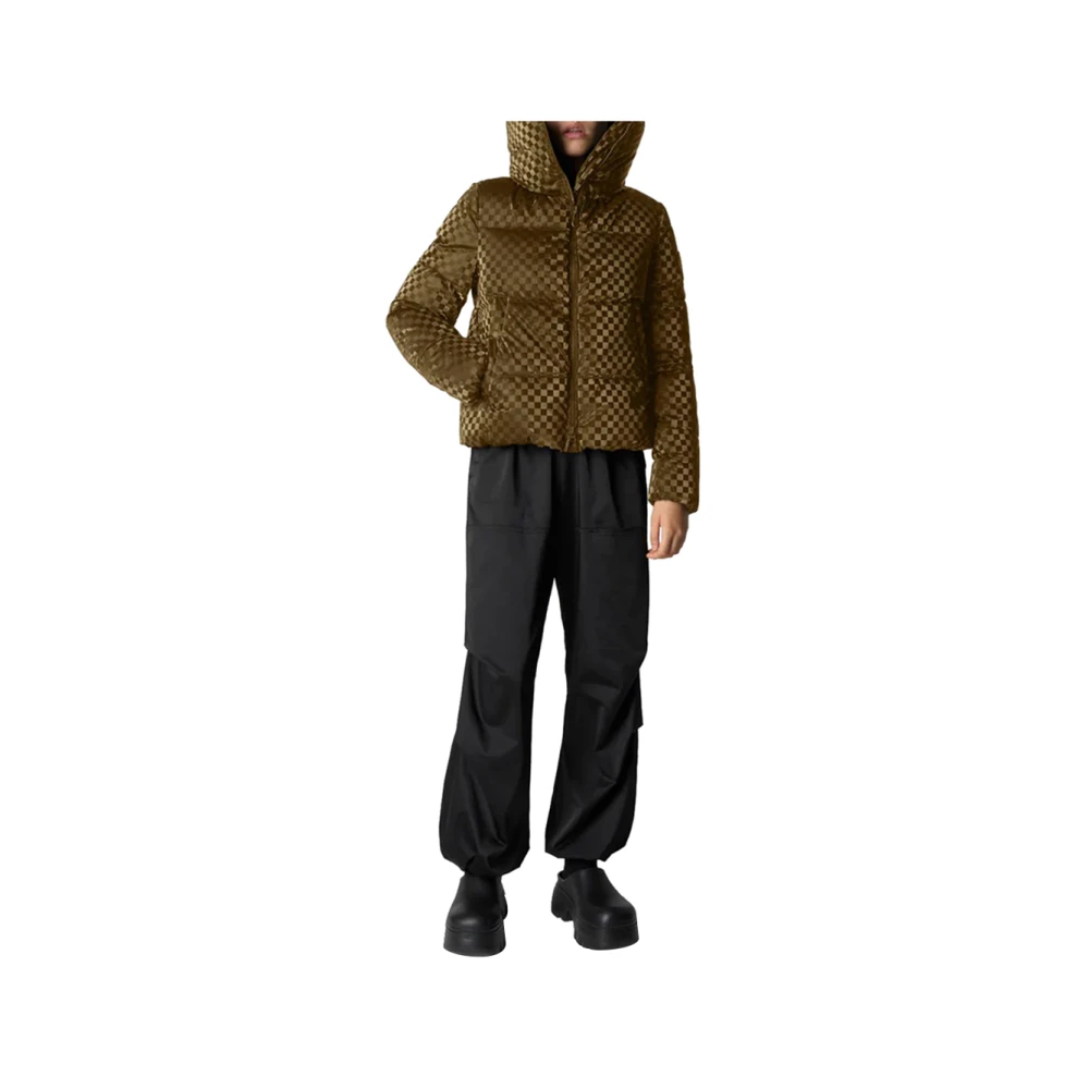 Save The Duck Groene Winterjas Stijlvol en Praktisch Green Dames