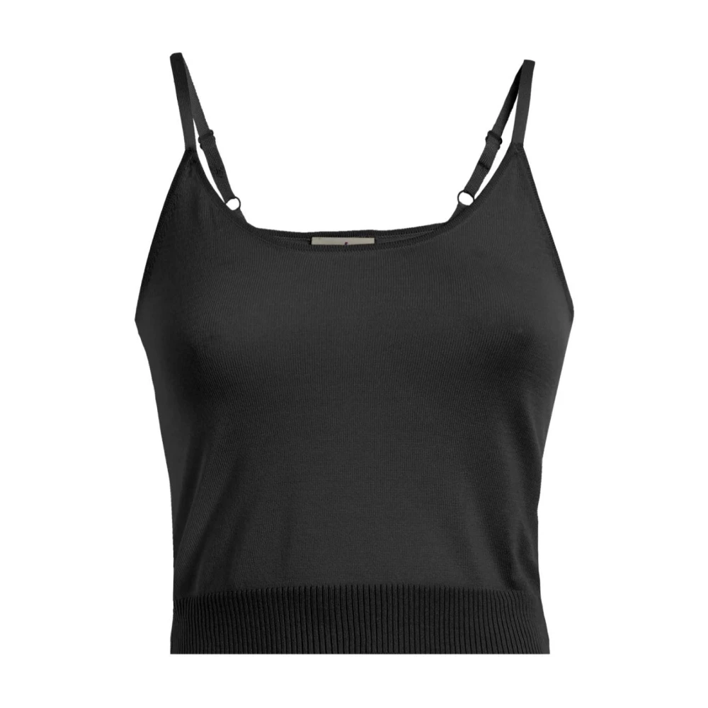 Deha Women's Black Sleeveless Tops, M, Sleeveless Tops