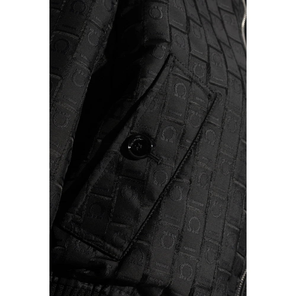 Salvatore Ferragamo Jas met opstaande kraag Black Dames