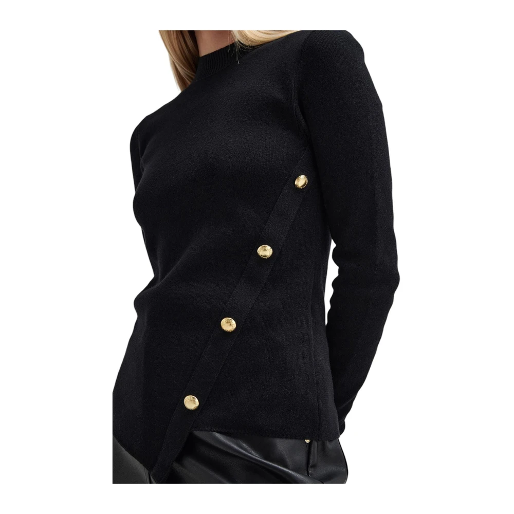 Barbour Gebreide Callie Trui in Zwart Black Dames