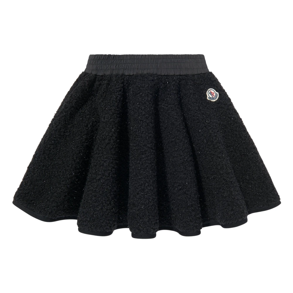 Moncler Girls Black Enfant Flared Skirt - Size 10 Years Kids - Image 3