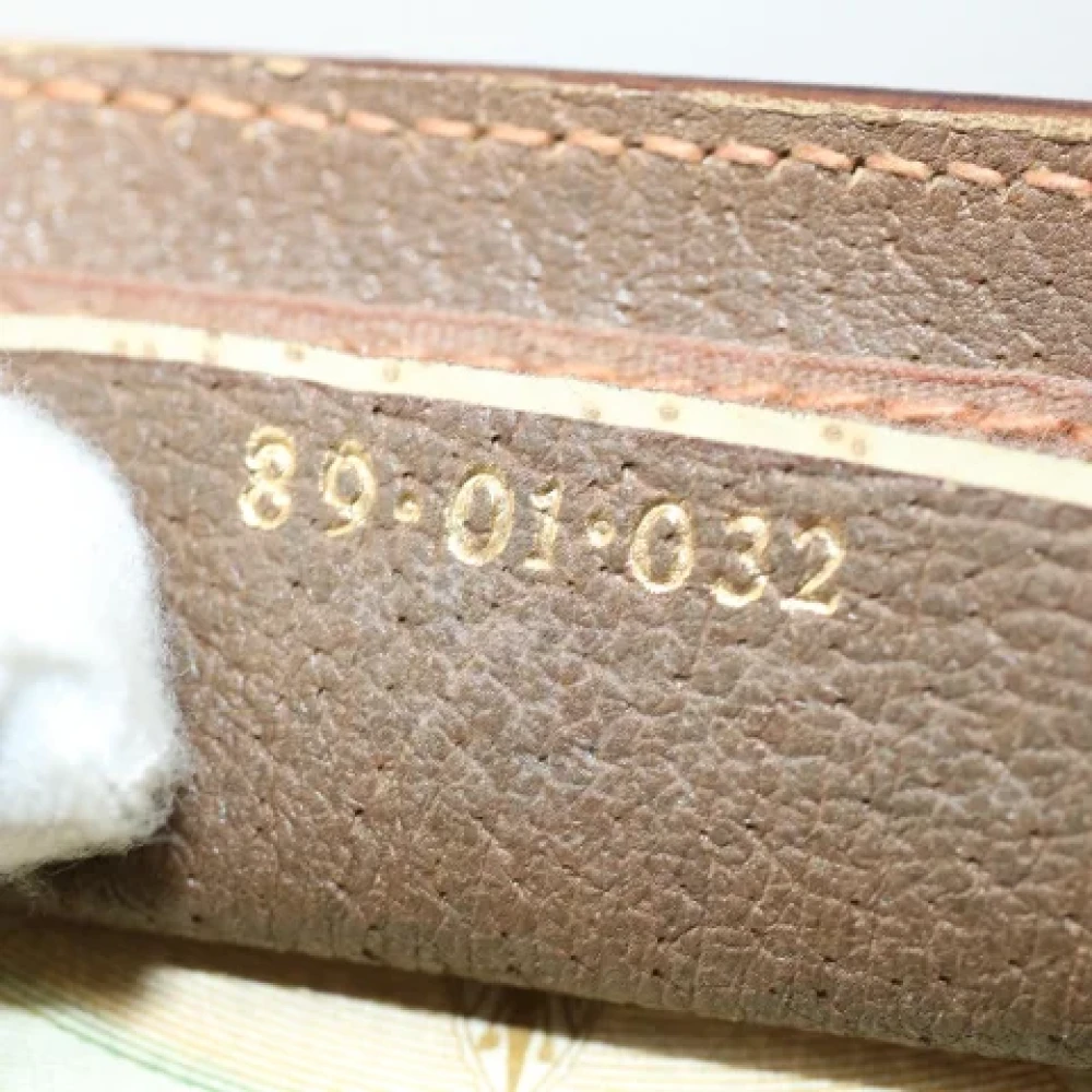 Gucci Vintage Pre-owned Canvas clutches Beige Dames